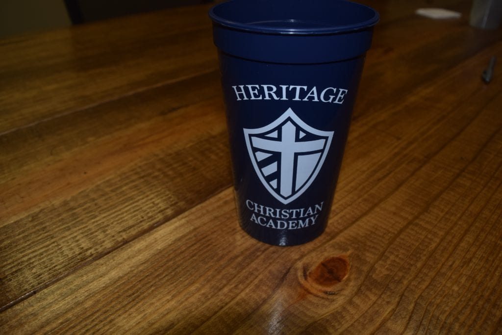 Heritage Christian Academy Custom Drinkware