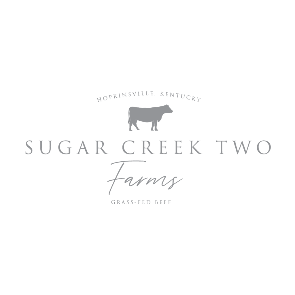 Sugar Creek Two Farms logo design by Williams Advertising