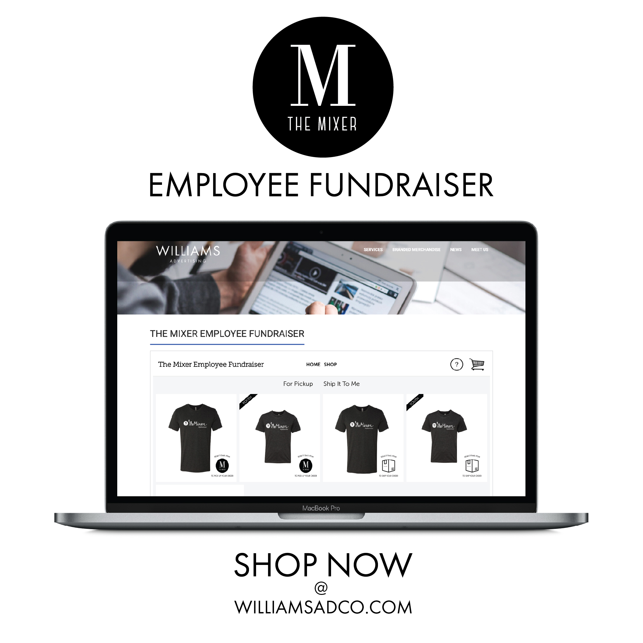 The Mixer Employee Fundraiser Shirts Online Store