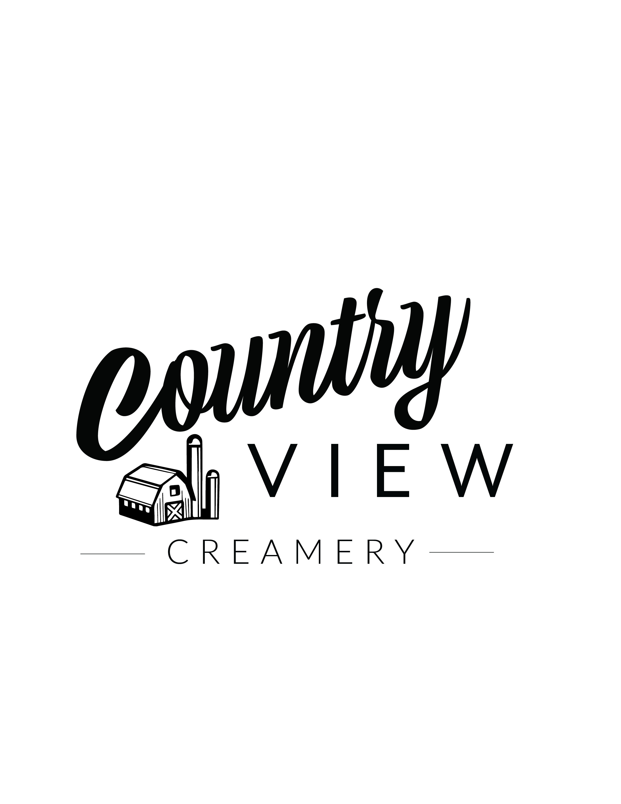 Country View Creamery Logo Design