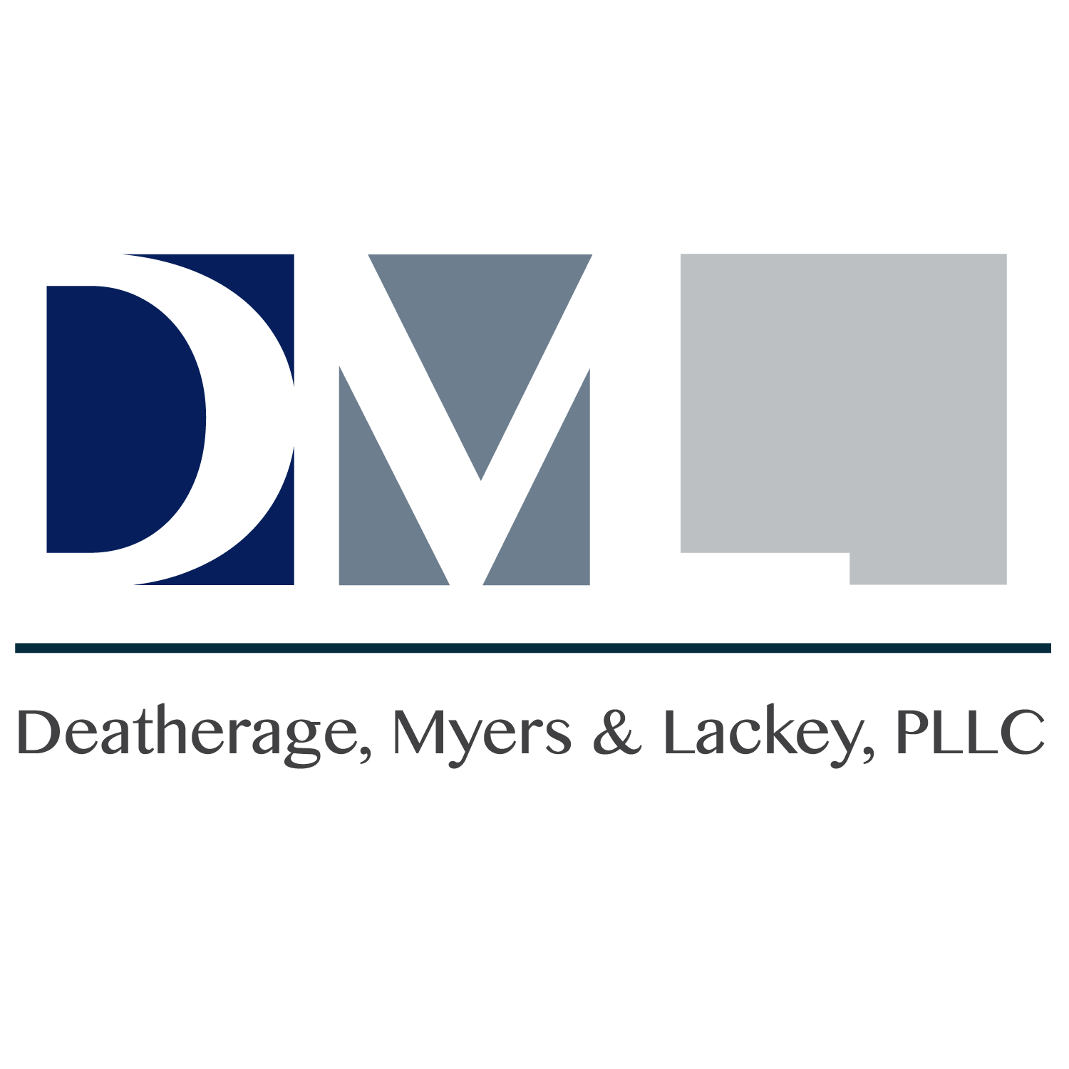 DML Firm Logo Design Law Firm