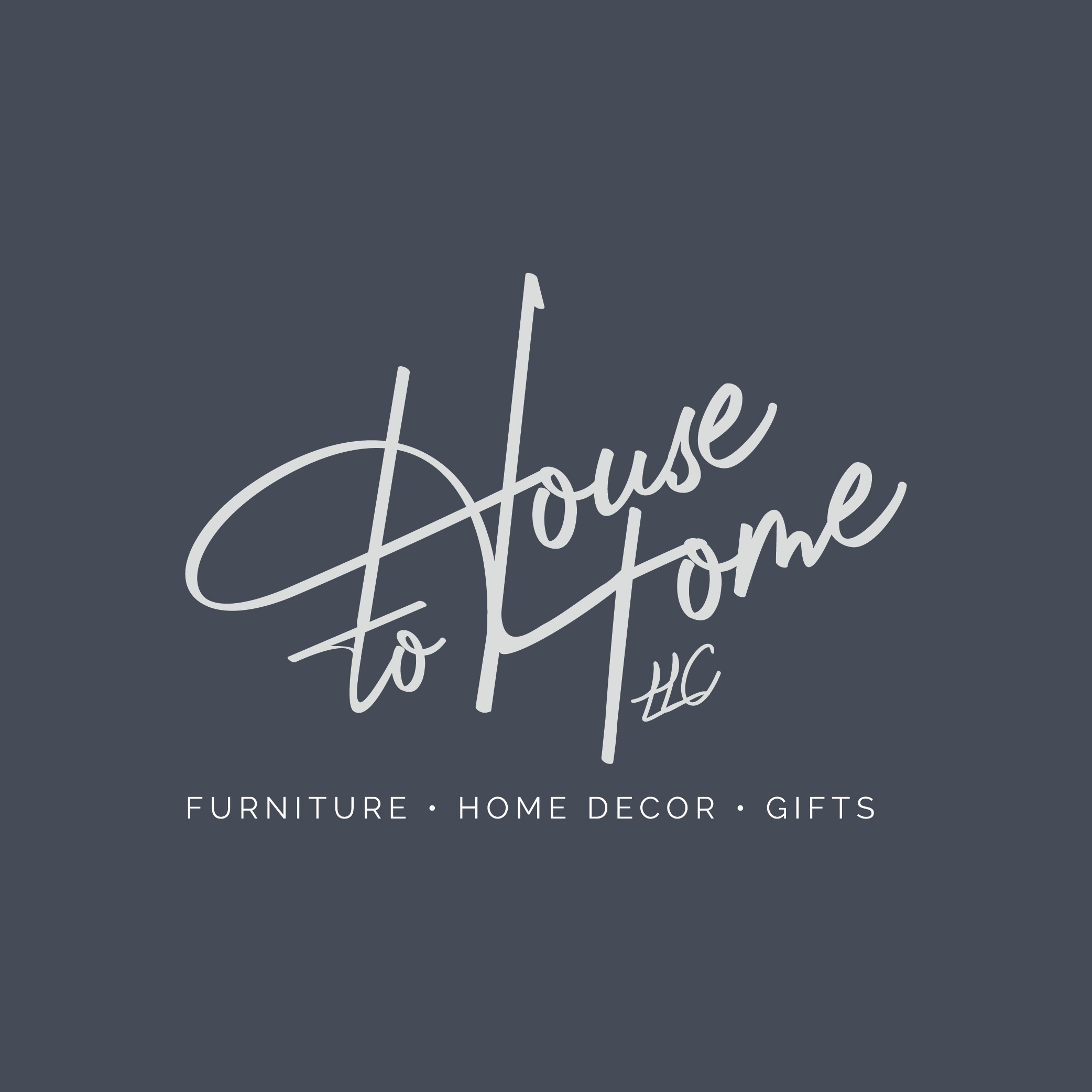 House to Home LLC logo design